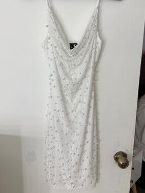 halter.mini dress Silk Halter Mini Dress with Scarf Neck Open Back Short Silk Dress